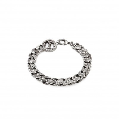 GUCCI INTERLOCKING CHAIN BRACELET 454285